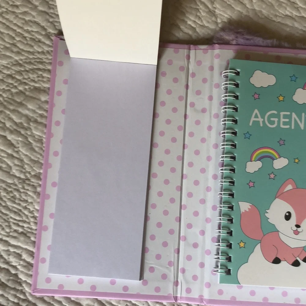 Purple Fox Plush Planner
